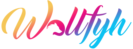 Schriftzug und Logo von Wollfyh